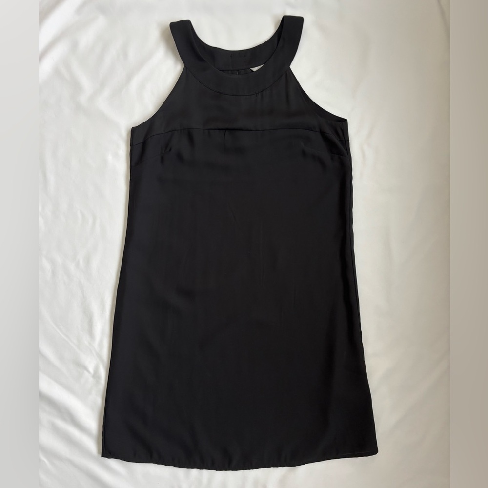 H&M black shift dress with halter neck (size 6 US)